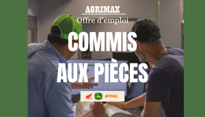 Commis aux pièces John Deere chez Agrimax